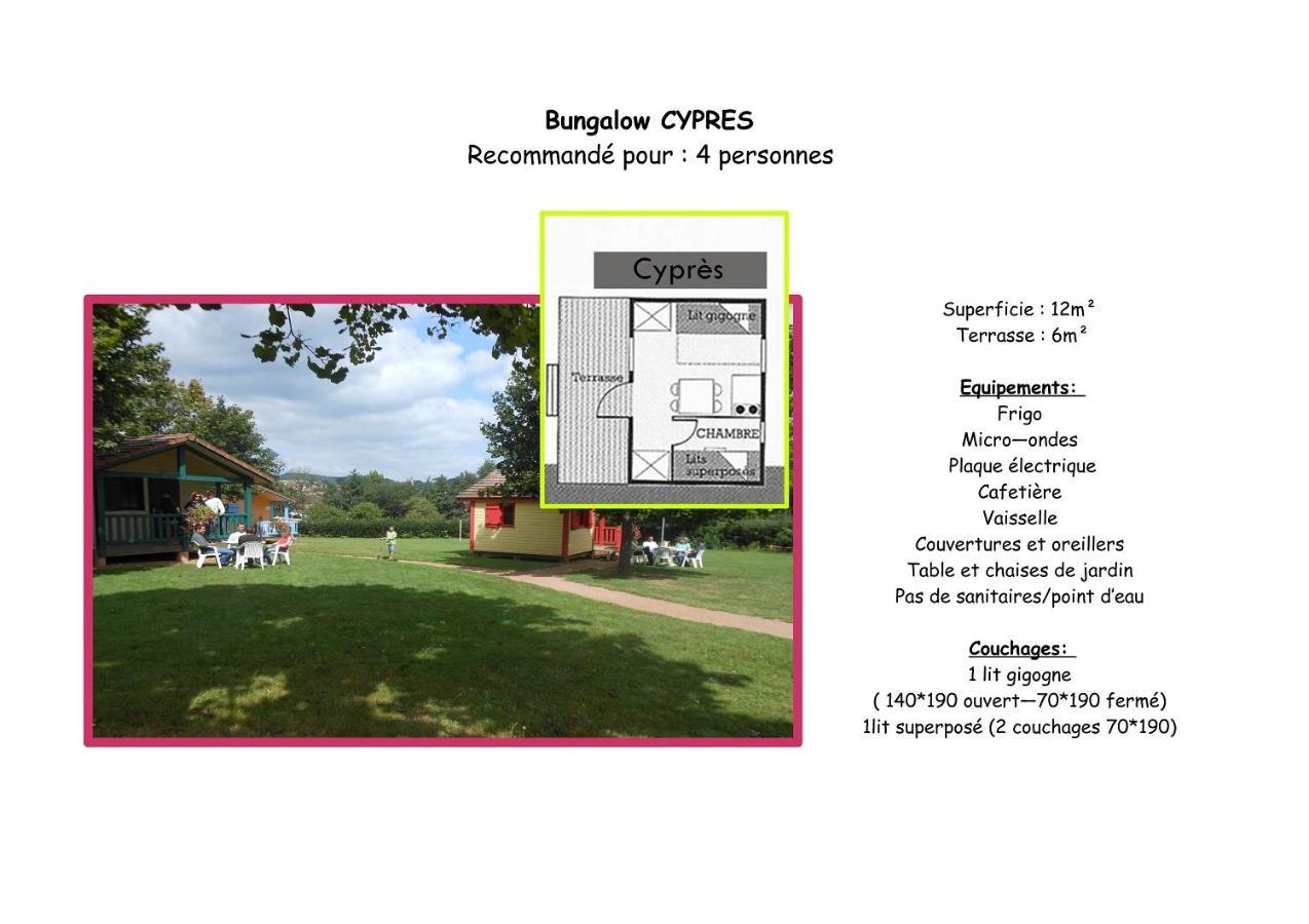 Camping Les Feuilles Chauffailles Экстерьер фото